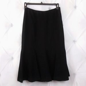 Nygard Collection 6P Black Flare Skirt